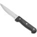 Acopa 4 3/4" Steak Knife with Jumbo Black Bakelite Handle - 12/Pack Main Thumbnail 2
