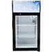 Avantco SC-52 Black Countertop Display Refrigerator with Swing Door Main Thumbnail 5