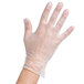 Noble Products Medium Powder-Free Disposable Vinyl Gloves for Foodservice Main Thumbnail 1