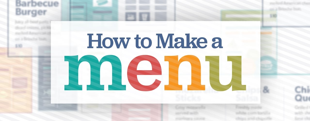 How To Design A Menu A Definitive Guide