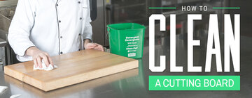 How to Clean a Cutting Board