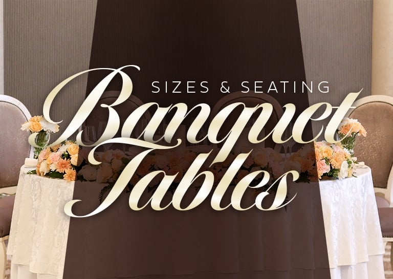 Banquet Table Seating How Many People, What Size Banquet Table Seats 8