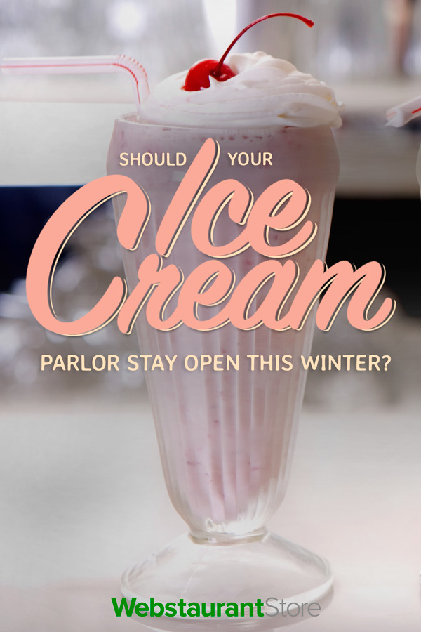 Want Ice Cream in Winter? Keeping Your Shop Open or Not