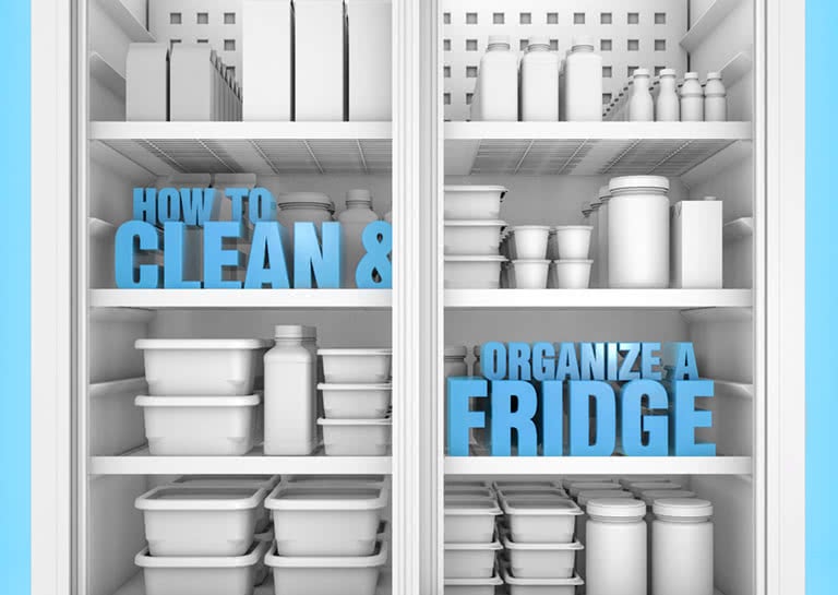 Organize Your Refrigerator Or Freezer, What Do You Clean Refrigerator Shelves With