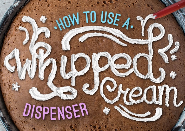 How Whipped Cream Canisters & Chargers Work