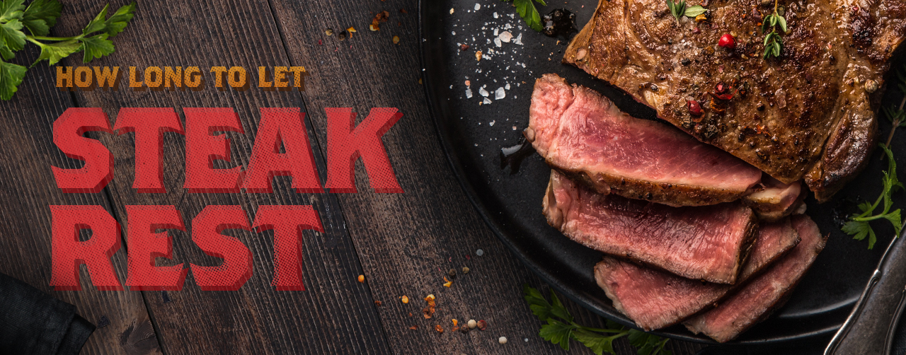 how long to let steak rest before cooking