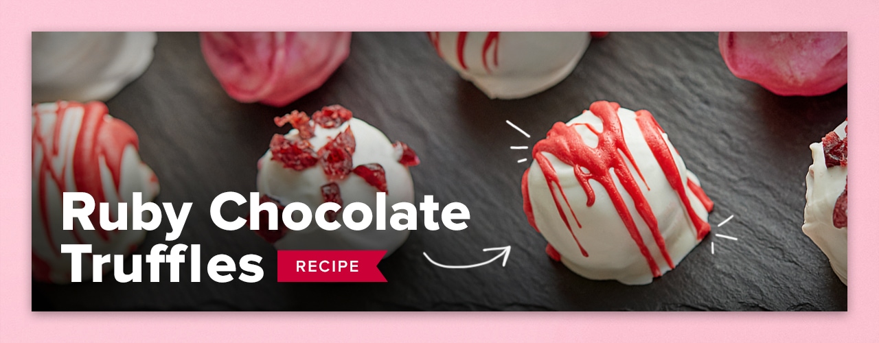 Delicious Ruby Chocolate Truffles Recipe With Video Delicious Ruby Chocolate Truffles Recipe With Video