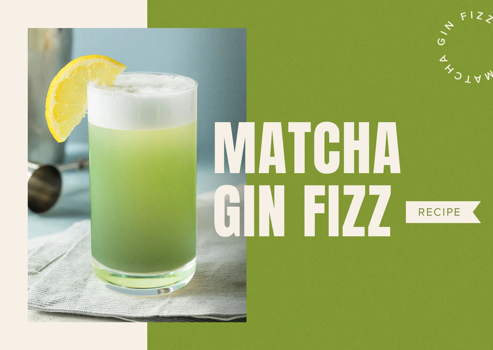 Matcha Gin Fizz Recipe