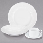 10 Strawberry Street Sorrento White Porcelain Dinnerware