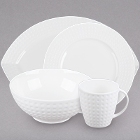 Chef & Sommelier Satinique White Porcelain Dinnerware by Arc Cardinal