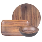 Carlisle Epicure Acacia Melamine Displayware