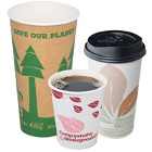 Eco-Friendly, Biodegradable Paper Hot Cups and Lids