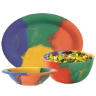 GET Diamond Celebration Colorful Melamine Dinnerware