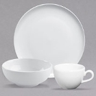 Homer Laughlin Nadia Arctic Bright White China Dinnerware