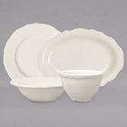 Homer Laughlin Carolyn Ivory (American White) China Dinnerware