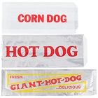 Hot Dog Wrappers and Hot Dog Bags
