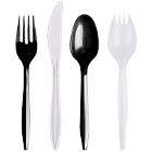 Medium Weight Plastic Cutlery / Utensils