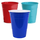 Plastic Cups, Solid Color