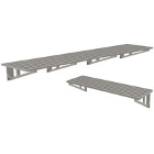 Slotted Wall-Mount Shelving