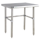 Stainless Steel Open Base Work Tables