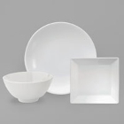 Sant’Andrea Fusion Bright White Porcelain Dinnerware by Oneida