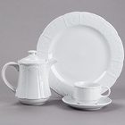Tuxton Chicago Bright White China Dinnerware