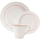 Tuxton Monterey Berry Embossed Rim China Dinnerware