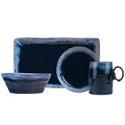 World Tableware Stonewash Deep Blue Stoneware Dinnerware