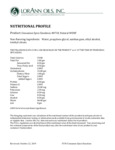 Nutrition Nutrition