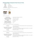 Nutrition Sheet Nutrition Sheet