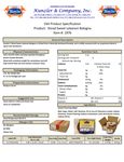 Spec Sheet/Nutrition Spec Sheet/Nutrition