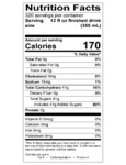 Nutrition Sheet Nutrition Sheet