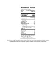 Nutrition / Ingredient Label Nutrition / Ingredient Label