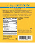 Monin 750 mL Sugar Free Caramel Flavoring Syrup