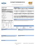 Spec Sheet/Nutrition Spec Sheet/Nutrition