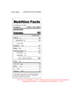 Capora 750 mL Peach Flavoring Syrup Nutrition Information Capora 750 mL Peach Flavoring Syrup Nutrition Information