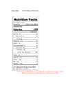 Capora 750 mL Vanilla Flavoring Syrup Nutrition Information Capora 750 mL Vanilla Flavoring Syrup Nutrition Information
