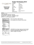 Prima Porta Italian Sausage Nutrition Information Prima Porta Italian Sausage Nutrition Information