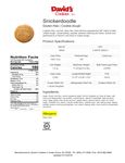 Spec Sheet/Nutrition Spec Sheet/Nutrition