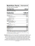 Nutrition / Ingredient Label Nutrition / Ingredient Label