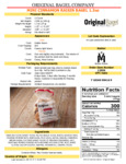 Original Bagel Cinnamon Mini Bagel Nutrition Information Original Bagel Cinnamon Mini Bagel Nutrition Information