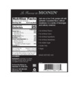 Monin 375 mL Cucumber Concentrated Flavor Monin 375 mL Cucumber Concentrated Flavor