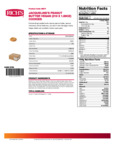 Rich's Jacqueline Vegan Peanut Butter Cookie Dough Nutrition Information Rich's Jacqueline Vegan Peanut Butter Cookie Dough Nutrition Information