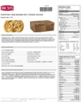 Rich's 1.5 oz. Everyday Preformed White Chocolate Chip Macadamia Nut Cookie Dough Nutrition Facts Rich's 1.5 oz. Everyday Preformed White Chocolate Chip Macadamia Nut Cookie Dough Nutrition Facts