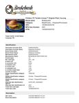 Spec Sheet/Nutrition Spec Sheet/Nutrition
