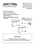 123APP48R Arctic Air Pizza Prep Fridge Table 123APP48R Arctic Air Pizza Prep Fridge Table