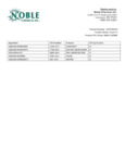 Ingredient Sheet Ingredient Sheet