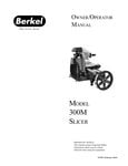 berkel meat slicer manual