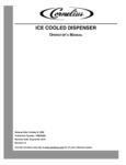 Manual - Cornelius Ice Cooled Soda Dispenser 5 lever Manual - Cornelius Ice Cooled Soda Dispenser 5 lever