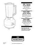 Hamilton Beach HBB908 Commercial Bar Blender (1/2 hp)